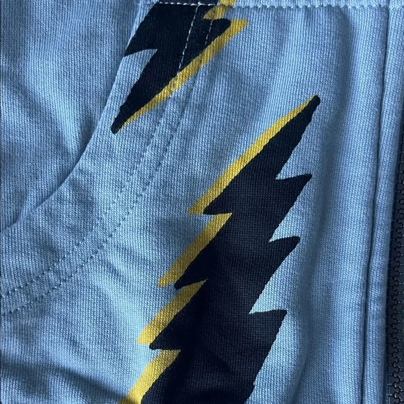 NEW** Hanna Andersson Lightning Bolts Cozy Sherpa Jacket - Picture 3 of 4